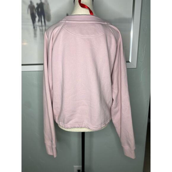 Champion Pink Crew Neck Crop Sweatshirt - Picture 4 of 10